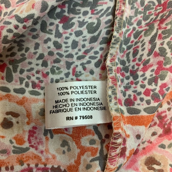 Violet & Claire V Neck Sleeveless Blouse- M - Picture 6 of 9